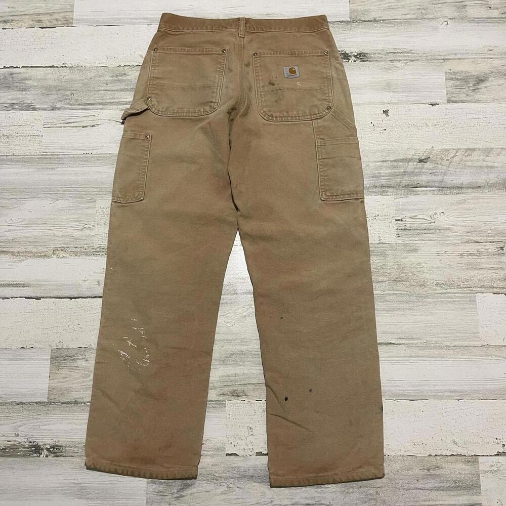 Thrashed Carhartt Double Knee Sun Faded Pants Skater 31x30